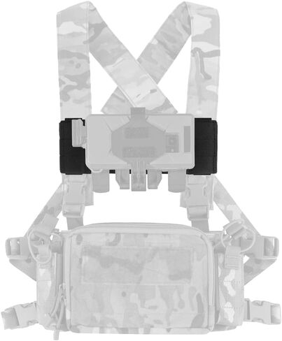 Tactical Phone EUD Bridge MOLLE Panel Front Expansion Carrier Phone Pouch Mount for D3CRM MK4 Tactical Vest in Kuwait