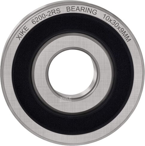 XiKe 2 Pcs 6210-2RS Double Rubber Seal Bearings 50x90x20mm, Pre-Lubricated and Stable Performance and Cost Effective, Deep Groove Ball Bearings. in Kuwait