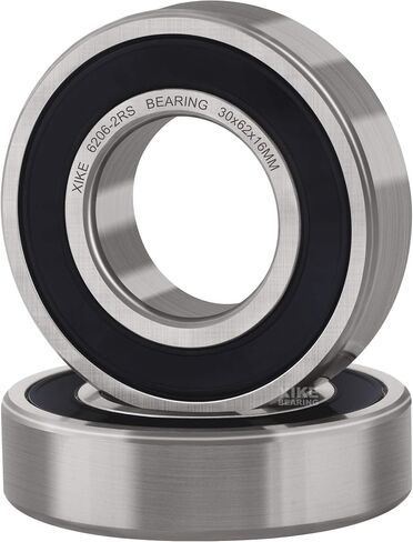 XiKe 2 Pcs 6210-2RS Double Rubber Seal Bearings 50x90x20mm, Pre-Lubricated and Stable Performance and Cost Effective, Deep Groove Ball Bearings. in Kuwait