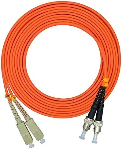 10 Meters 33ft LC to LC Duplex 50/125 OM2 Multimode Fiber Optic Cable Jumper Optical Patch Cord LC-LC in Kuwait