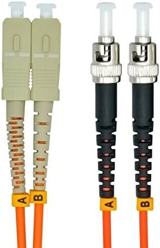 10 Meters 33ft LC to LC Duplex 50/125 OM2 Multimode Fiber Optic Cable Jumper Optical Patch Cord LC-LC in Kuwait