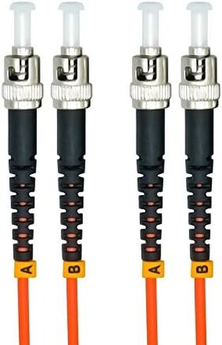 10 Meters 33ft LC to LC Duplex 50/125 OM2 Multimode Fiber Optic Cable Jumper Optical Patch Cord LC-LC in Kuwait