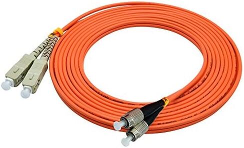 10 Meters 33ft LC to LC Duplex 50/125 OM2 Multimode Fiber Optic Cable Jumper Optical Patch Cord LC-LC in Kuwait