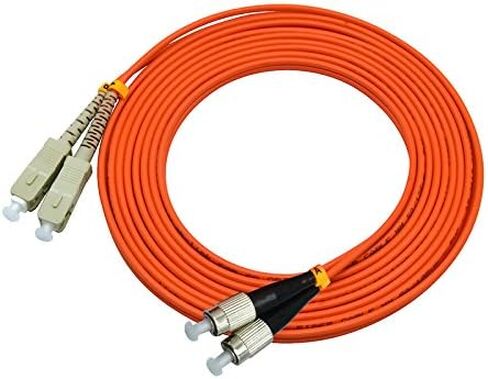 10 Meters 33ft LC to LC Duplex 50/125 OM2 Multimode Fiber Optic Cable Jumper Optical Patch Cord LC-LC in Kuwait