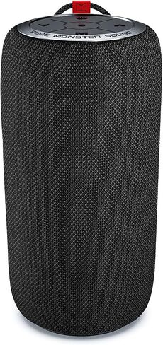 Monster S310 Bluetooth Speaker ، مكبر صوت بلوتوث محمول ، 30 واط لاستريو حقيقي حقيقي يوفر صوتًا ديناميكيًا ، مكبر صوت مقاوم للماء ، Bluetooth 5.2 MIC المدمج ، 24 ساعة ، للعائلة الخارجية في الهواء الطلق in Kuwait
