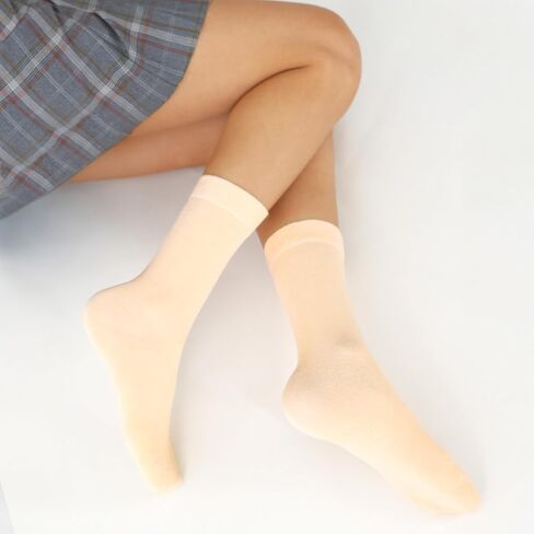 Women’s Bamboo Viscose Ankle Socks, 5-Pack, Soft, Breathable, Non-Binding, Ideal for Everyday Wear in Saudi Arabia