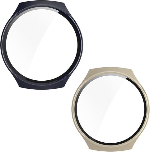 حزمة شاشة شاشة 2 عبوات متوافقة مع Huawei Watch 4 Pro ، Cover Cover for Huawei Watch 4 Pro (Black+Transparent) in Kuwait