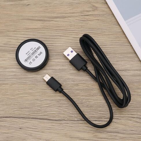 The Lord of the Tools 1Pc Watch USB Charging Cable USB Cable Magnetic Charger Holder Compatible with Huawei Watch 4 3 GT2 Pro GT3 GT4 100cm Black(Integrated Charger) in Kuwait