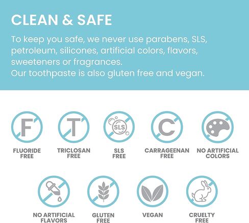 Himalaya Botanique Complete Care Whitening Toothpaste Variety Pack, Simply Mint and Simply Peppermint Flavors, Fluoride Free, for a Clean Mouth, Whiter Teeth and Fresh Breath, 5.29 oz, 2 Pack in Kuwait