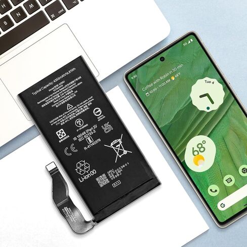 SHENMZ for Pixel 7 Pro Replacement Battery,5000mAh High Capacity Rechargeable Lithium Polymer Battery Compatible with Google Pixel 7 Pro GP4BC GE2AE GMF5Z with Repair Tool Kits in Kuwait
