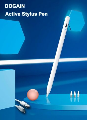 Stylus Pens for Touch Screens Magnetic POM Tip Tablet Pen Rechargeable Digital Pen Compatible with iPhone/iPad/iPad Pro/Lenovo/and Other iOS/Android Smartphone and Tablet Devices(Black) in Kuwait