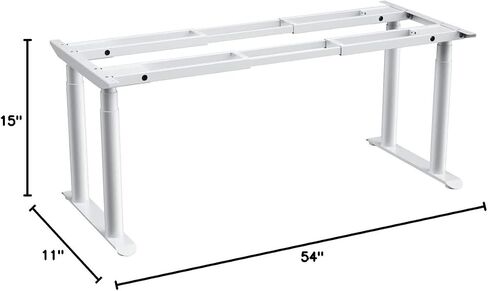 VWINDESK VJ401 Four Legs(Columns) Electric Height Adjustable Standing Desk Frame Only W/Four Motors, Ergonomic Sit Stand Up Height Adjustable Steel Base with Digital Memory Keypad (Black) in Kuwait