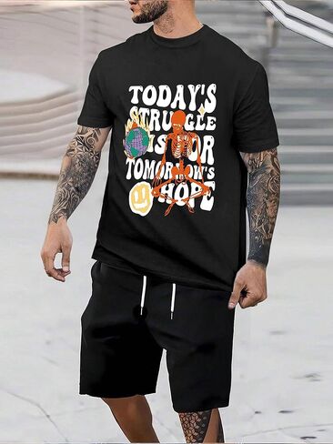 Bealin تي شيرت رجالي برسومات جرافيك كبيرة الحجم إبداعية على الجدران قمصان قصيرة الأكمام صيفية غير رسمية مغني الراب ملابس الشارع الشهير Y2k تي شيرت in Kuwait