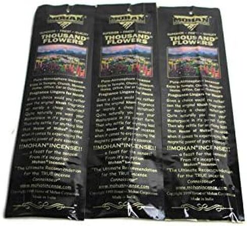 Sticks | Khush | Egyptian Musk | African Peach | Black Sandalwood | & Other Scents Incense Sticks in 3 10 Packs (African Peach) in Saudi Arabia