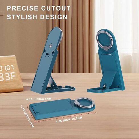 MRUOZRUI Universal Tablet Stand for iPad Pro Air Mini/Galaxy Tab Kindle and All Tablets, 2 Pack, Multi-Angle Adjustable Tablet Kickstand with Built-in Ring Holder, 360 Degrees Handle Ring, Black in Kuwait