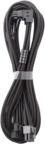 Cablemod e-series pro modmesh sleeved 12v-2x6 12vhpwr 90 ° Cable STealthSense PCIe لـ EVGA G / G+ / P+ / T-متغير B (أسود+ أبيض ، 16 دبوسًا إلى 8-Pin ، 60 سم) in Kuwait