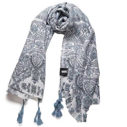Women's Lightweight Summer Scarf with Tassels in Saudi Arabia