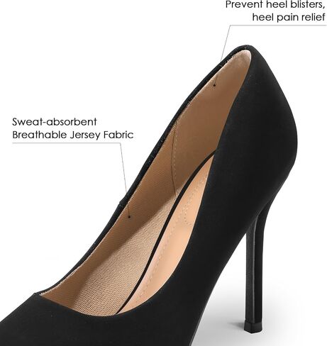 mysoft Women's High Heels Pumps Closed Pointed Toe Stiletto 4IN Heels Dress Wedding Shoes in Kuwait