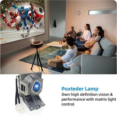 RLC-078/RLC-085 Replacement Projector Lamp Compatible with Viewsonic PJD5533W PJD6543W PJD5134 PJD5132 PJD6235 PJD6245 PJD5234L PJD5232L PJD6246 Projectors, with Housing in Kuwait