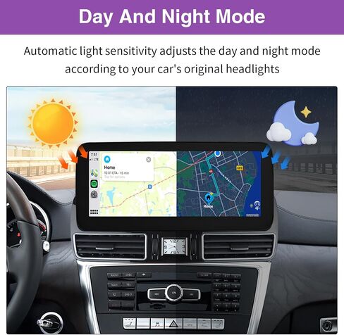 NINETOM 12.3 inch Touchscreen Wireless CarPlay Android Auto Multimedia Car Radio Receiver for Mercedes Benz GLE GLS NTG5.0/5.1/5.2 System (2016-2018) in Kuwait