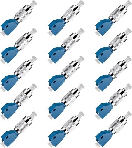 Xunsomten-10pcs FC Male to LC Female Adapter Fiber Optic Connector Visual Fault Locator Fiber Adapter for Fiber Tester Single Mode 9/125um Optical Adapter in Kuwait