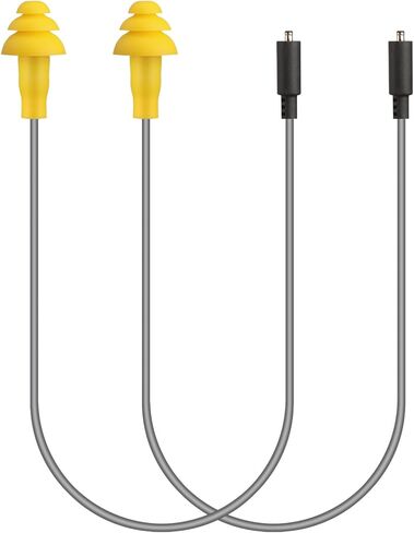 MIPEACE 2 Pieces Replacement Earbuds Cables for Work Earbuds Bluetooth（Black & Orange） in Kuwait