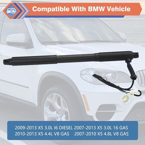 ZONFANT Left & Right Side 2Pcs Electric Rear Tailgate Power Liftgate Support Strut Shocks Compatible with BMW Vehicle 2007-2013 X5, Replace#51247332695 51247332696 in Saudi Arabia