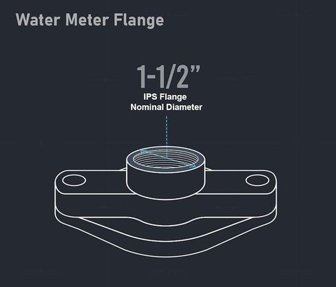 صمام خط الوسط XNGU200-OM شفة عداد المياه 2 بوصة. اتصال FIP برونزي in Kuwait