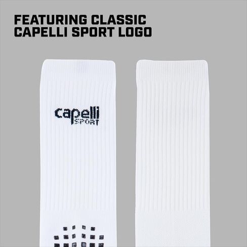 Capelli Sport Crew, Athletic Non Slip Grip Sock Pair for Men and Women in Kuwait