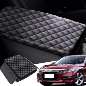 faccibbg Armrest for 2018 2019 2020 2011 2012 Honda Accord Black Arm Rest Cover for Car Accord Center Console Cover