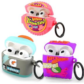 [2Pack] Gedicht for AirPods Case 3rd Generation ، Cute Airpods 3 Cartoon Case ، تصميم فريد من نوعه Fun Fun Kawaii 3D Cartoon Forfer in Kuwait