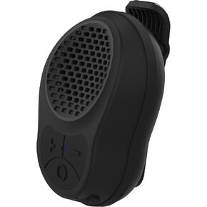 Wearable Speaker Clip On Bluetooth Speaker Neck Speaker Bluetooth Wireless Mini Clip Speaker with Microphone 700mAh Powerful Battery Up to 24 Hours Battery Life (Black+Black)
