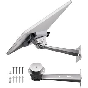Starlink Mini Pole Mount, Adjustable Pole Hoop Mounting Kit Accessories for Mini Starlink with Aluminum Adapter Included, Column or Tree Trunk Clamping Band Mounts