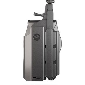 Orpaz T40 Light Bearing Holster, Adjustable and Modular Holster with Flashlight Fits Most Pistols and Most Lights, Lasers, Sights and Optics