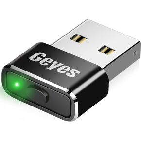 USB Mouse Jiggler,Geyes Undetectable Mouse Mover Device Has Two Swing Modes Jiggle and Multi-Track,Keeps for Computer/Laptop Awake, Driver-Free, Plug-Play，with Switch (Metal Black)