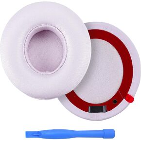 Ear Pads Replacement for Beats Solo 4 Wireless Headphones by MMOBIEL - Memory Foam and Protein PU Ear Pad Cushions - Noise Isolation Earpads Replacement – Pink