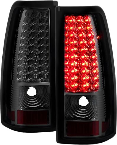 Red LED Tail Lights Assembly compatible with 2003 2004 2005 2006 Chevy Silverado 1500 1500HD 2500 2500HD, 2007 Silverado Classic Driver & Passenger Side in Saudi Arabia