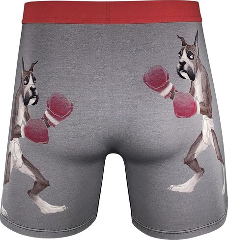 Good Luck Undies Men's Cats & Dogs Boxer Brief Underwear in Kuwait