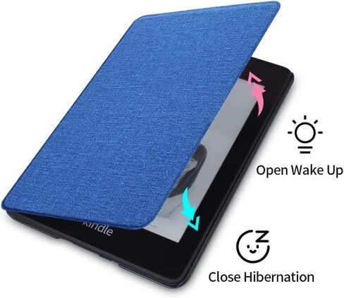 Case for 7" Kindle Paperwhite with Hand Strap - Ultra Slim PU Leather Smart Cover with Auto Sleep and Wake for Kindle Paperwhite 12th Generation - 2024 Release (Red) in Kuwait