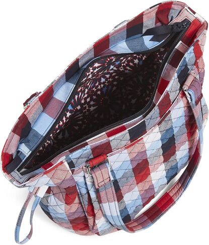 Vera Bradley Cotton Glenna Satchel Purse, Magnifique Floral in Saudi Arabia
