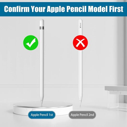 AGVEE 5ft USB-C Male to Lightning Female Charging Adapter Cable for Apple Pencil 1st Generation, 2 in 1 Charger Cord Enables Apple Pencil Pen 1st Gen Match iPad 10, Dark Gray in Kuwait
