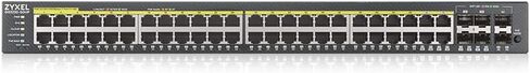 Zyxel 8-Port Gigabit Ethernet Layer 2 Managed Poe+ Switch بميزانية 180 واط و 2 جيجابتة كومبو ووضع السحابة الهجينة [GS2220-10HP] in Kuwait