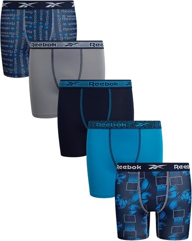 Reebok Boys' Underwear - Performance Boxer Briefs (5 Pack) in Saudi Arabia