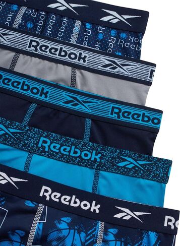 Reebok Boys' Underwear - Performance Boxer Briefs (5 Pack) in Saudi Arabia