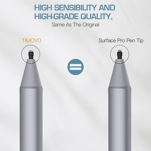 TiMOVO Pen Tips for Surface Pen, (3 Pack, Original HB Type) Original Surface Pen Tips Replacement Kit Fit Microsoft Surface Pro 2017 Pen (Model 1776) & Surface Pro 4 Pen - Black in Kuwait
