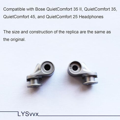 QC35 Metal Hinge Swivel - Replacement Parts for Bose QuietComfort 35, QC35, QC35II, QC45 and QC25 Headphones (Black) in Kuwait