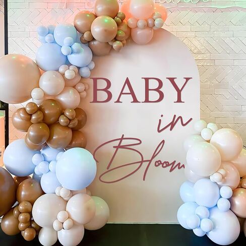 Oh Baby Sign for Backdrop, Large Adhesive Sign Decal Oh Baby Letters Sticker Wall Decor Balloons Arch Backdrop for Baby Shower Party Supplies Decorations in Saudi Arabia