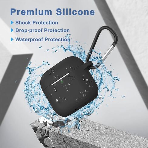 Meliya for Airpods 4 Case Cover 2024 مع حبل الحبل والفوقية ، حالة حماية من السيليكون الناعمة لحالة الجيل الرابع من Apple Airpods ، الحماية الكاملة ، دعم الشحن اللاسلكي (شاي الحليب) in Kuwait