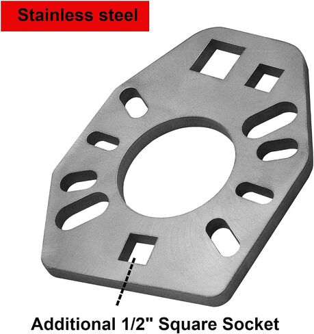 Pinion Flange Holding Tool Yoke Wrench For Jeep Ring Rear End Axle Nut 8.8 40 in Saudi Arabia