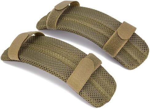 Tactical Vest Shoulder Strap Pad Backpack Laptop Guitar Shoulder Strap Mesh Padded Cushion 1 Pair in Kuwait